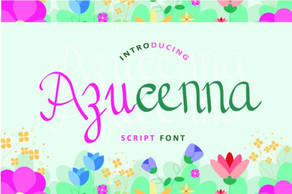 Azucenna: A Charming Handwritten Font for Editorial Design