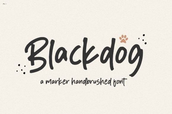 Blackdog: A Handwritten Font for Creative Editorial Design