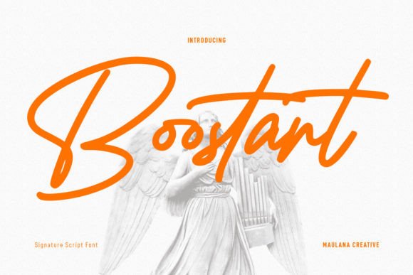 Boostart: A Versatile Script Font for Creative Projects