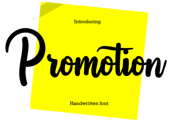 Bring Your Handmade Creations to Life with Promotion Font