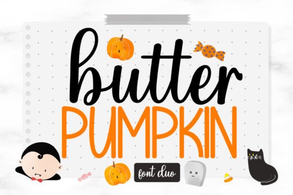 Butter Pumpkin Duo: A Versatile Font for Engaging Visuals