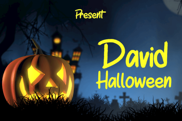 David Halloween: A Script Font for Elegant Campaigns