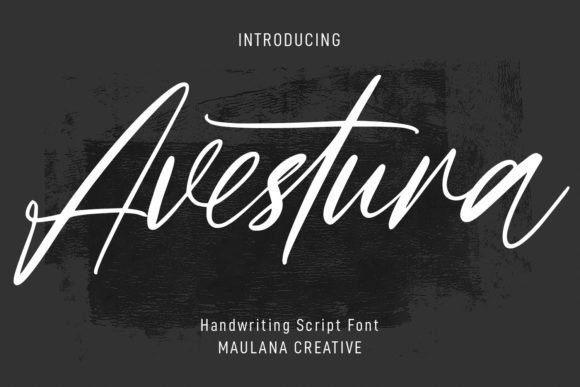 Discover Avestura: The Perfect Handwritten Font for Digital Design