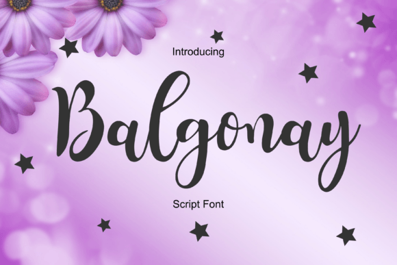 Discover Balgonay: A Handwritten Font for Creative Makers