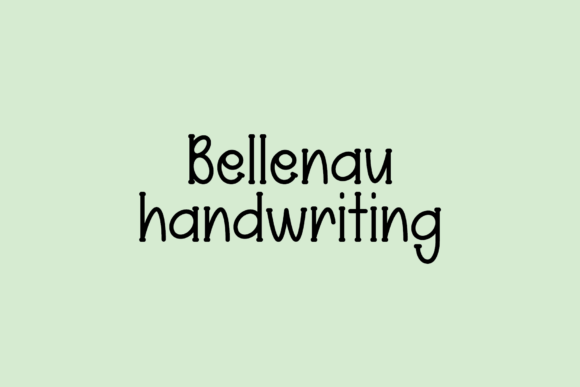 Discover Bellenau: A Charming Handwritten Font for Your Brand