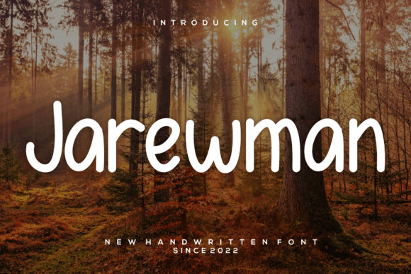 Discover Jarewman: A Versatile Handwritten Font for Creative Projects