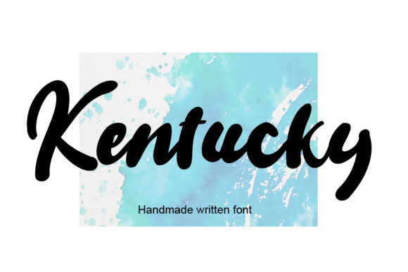 Discover Kentucky: A Handwritten Font for Elegant Branding