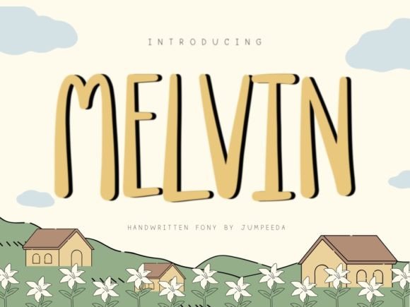 Discover Melvin: A Charming Handwritten Font for Crafters