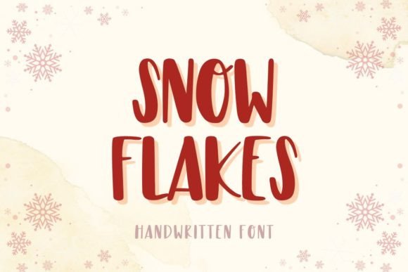 Discover Snowflakes: A Handwritten Font for Editorial Charm
