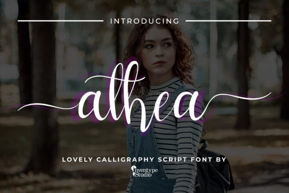 Elevate Your Brand with Athea: A Feminine Script Font