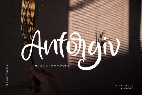 Enhance Your Brand with Anforgiv: A Modern Handwritten Font
