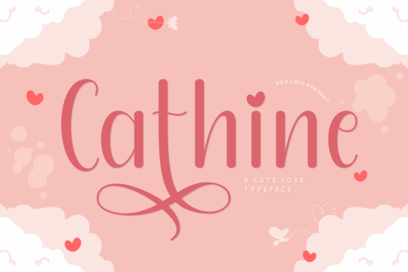 Enhance Your Brand with Cathine: A Charming Handwritten Font