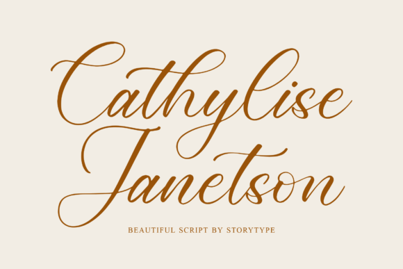 Enhance Your Brand with Cathylise Janetson Font