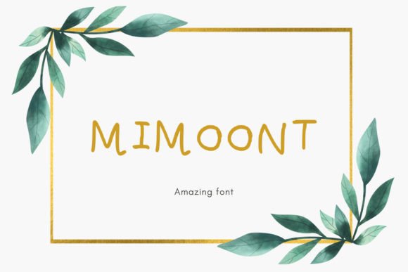 Enhance Your Brand with Mimoont: A Friendly Handwritten Font