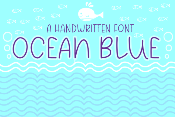 Enhance Your Brand with Ocean Blue: A Quirky, Fun Font