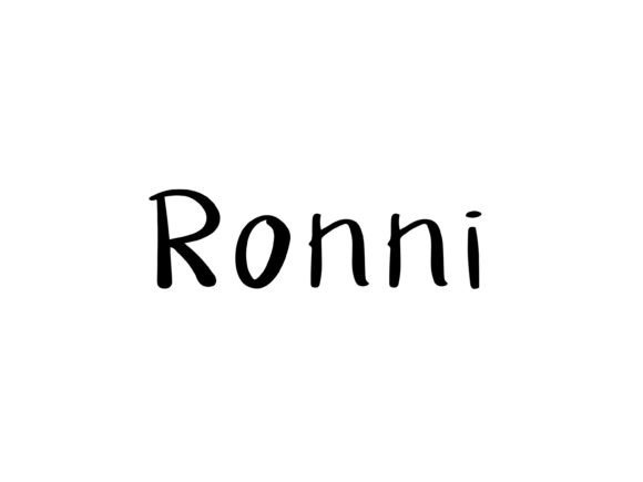 Enhance Your Campaigns with Ronni: A Versatile Handwritten Font