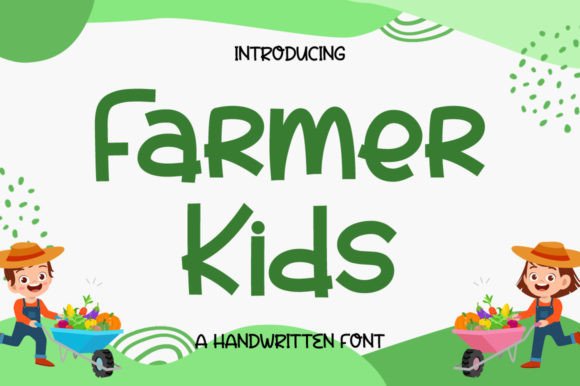 Farmer Kids: A Charming Handwritten Font for Your Brand