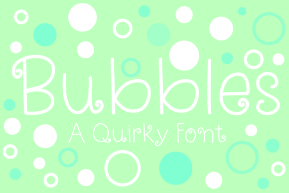 Introducing Bubbles: A Playful Handwritten Font for Web Design