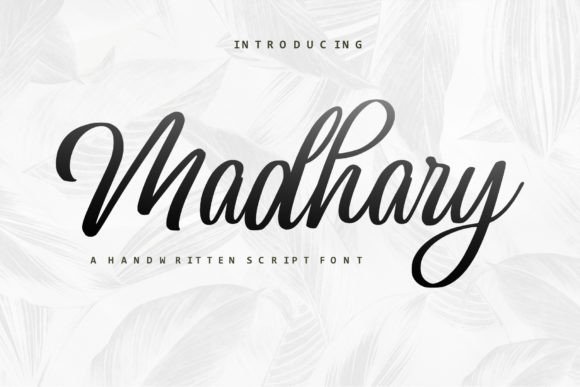 Madhary: The Chic Script Font for Elevating Your Brand