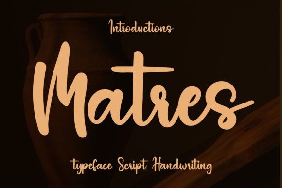 Matres: A Handwritten Font for Elegant Branding
