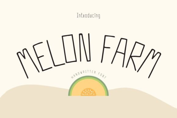 Melon Farm: A Fresh, Playful Script Font