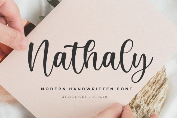 Nathaly: The Handwritten Font for Delicate and Joyful Campaigns
