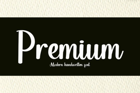 Premium: A Modern Handwritten Font for Eye-Catching Campaigns