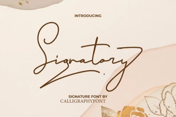 Signatory: A Dazzling Script Font for Creative Projects