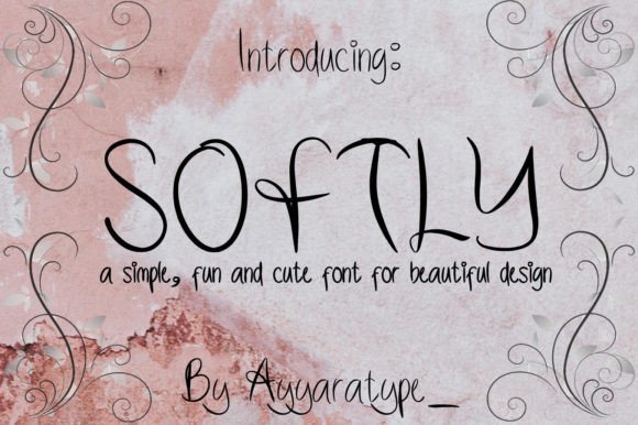 Softly: A Playful Handwritten Font for Creative Branding
