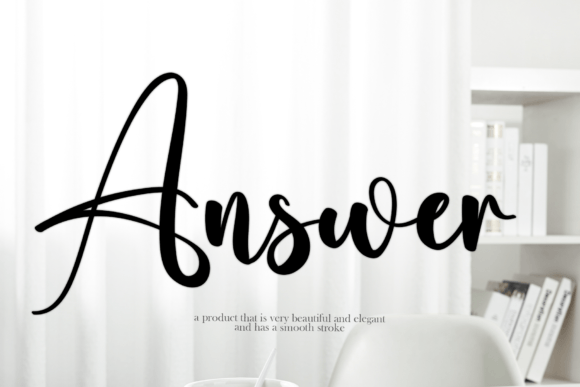 Transform Your Brand with Answer: A Beautiful Handwritten Font
