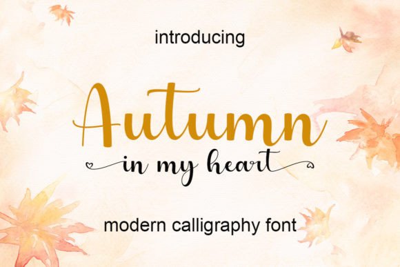 Transform Your Brand with Autumn in My Heart Font
