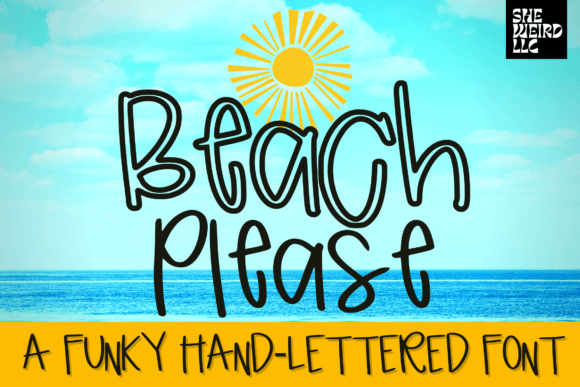 Transform Your Brand with Beach Please: A Friendly Handwritten Font