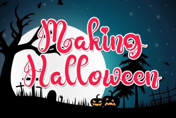 Transform Your Brand with the Elegant Making Halloween Font