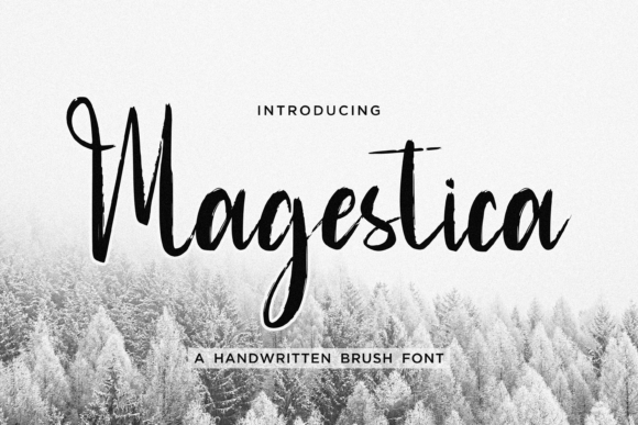 Unleash Creativity with Magestica: A Handwritten Brush Font