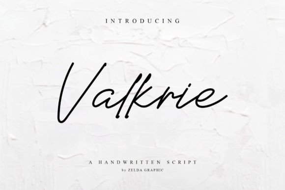 Valkrie: The Perfect Handwriting Font for Crafters and Creators