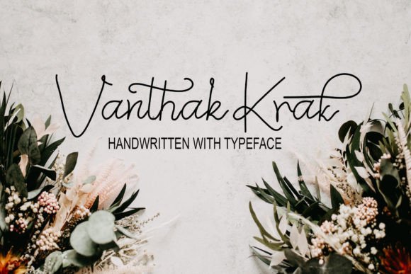 Vanthak Krak: A Bold Script for Creative Projects