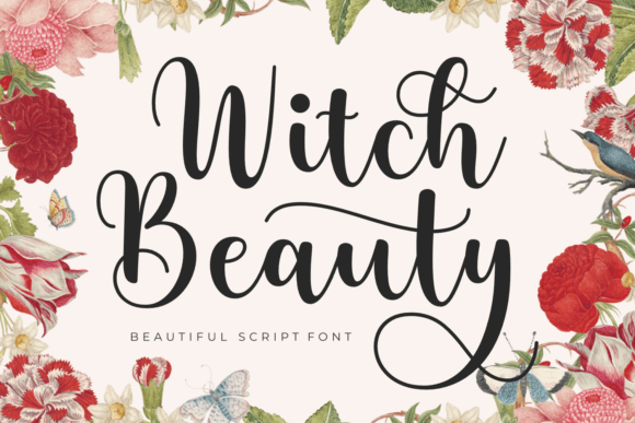 Witch Beauty: Elevate Your Brand with a Romantic Script Font
